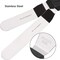Offset Frosting Cake Knife set of 3 Black 6 8 & 10 Inch Angled Icing Spatula for Decorating